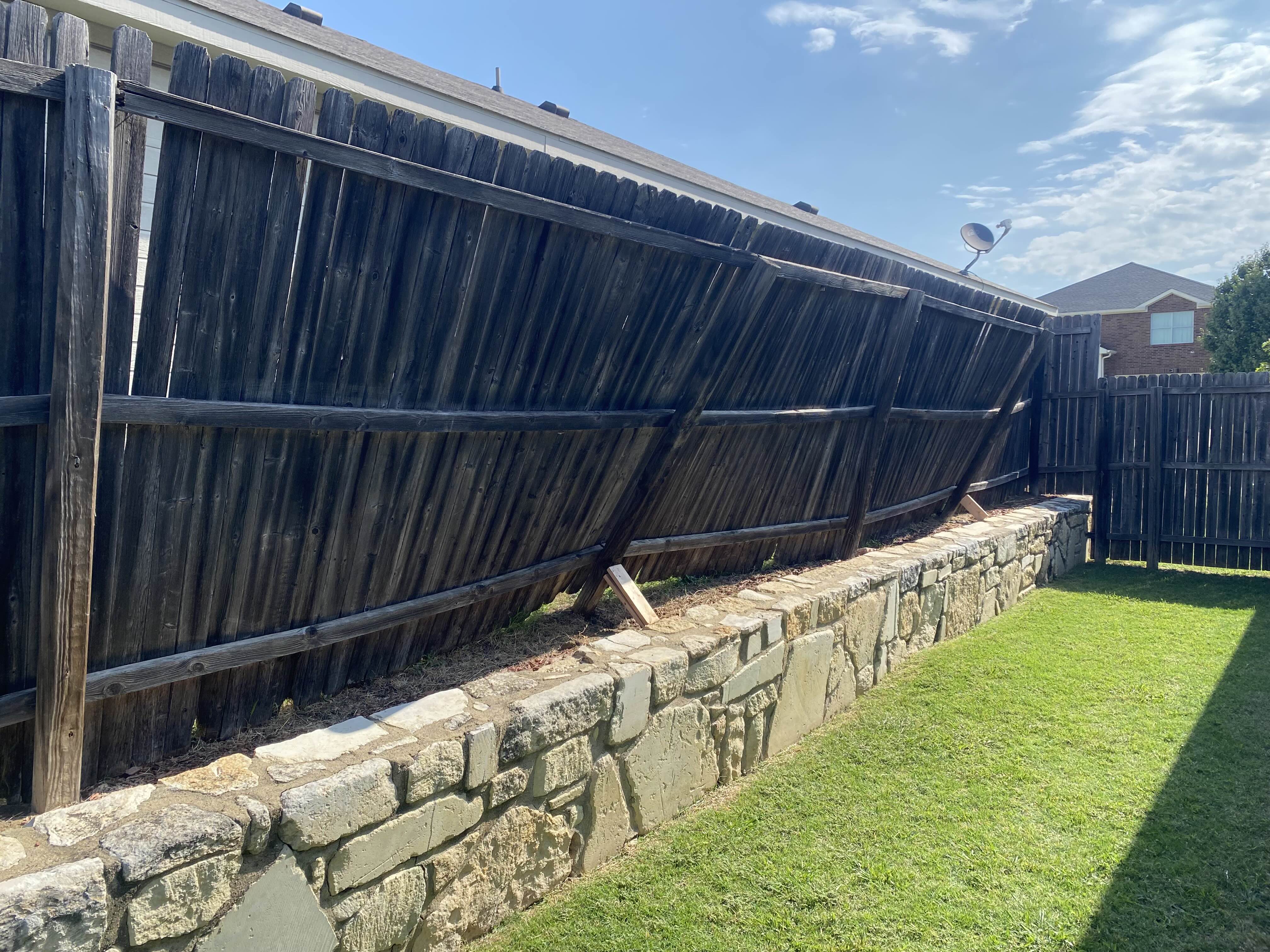 New Fence Installation (Before)