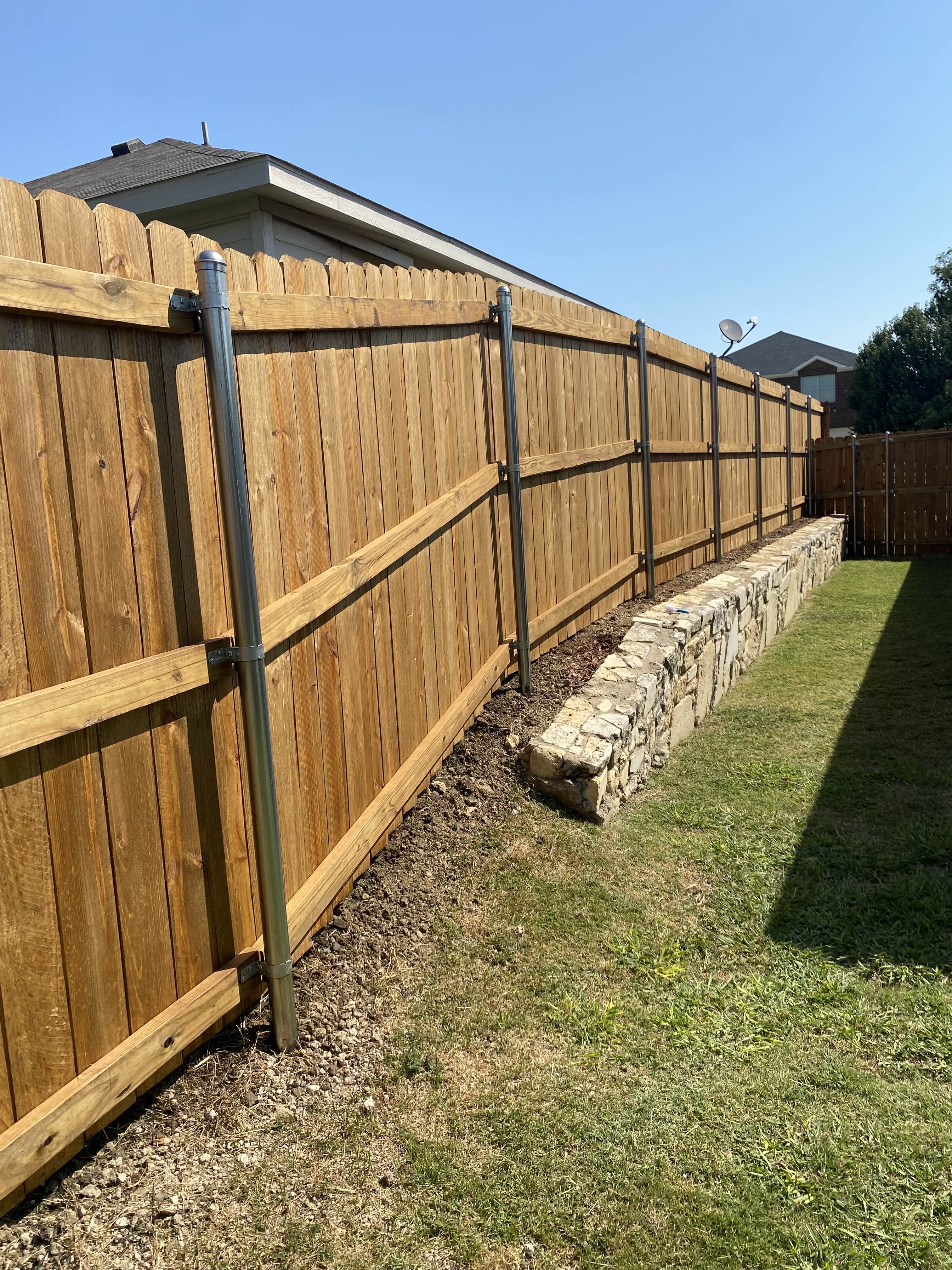 New Fence Installation (After)
