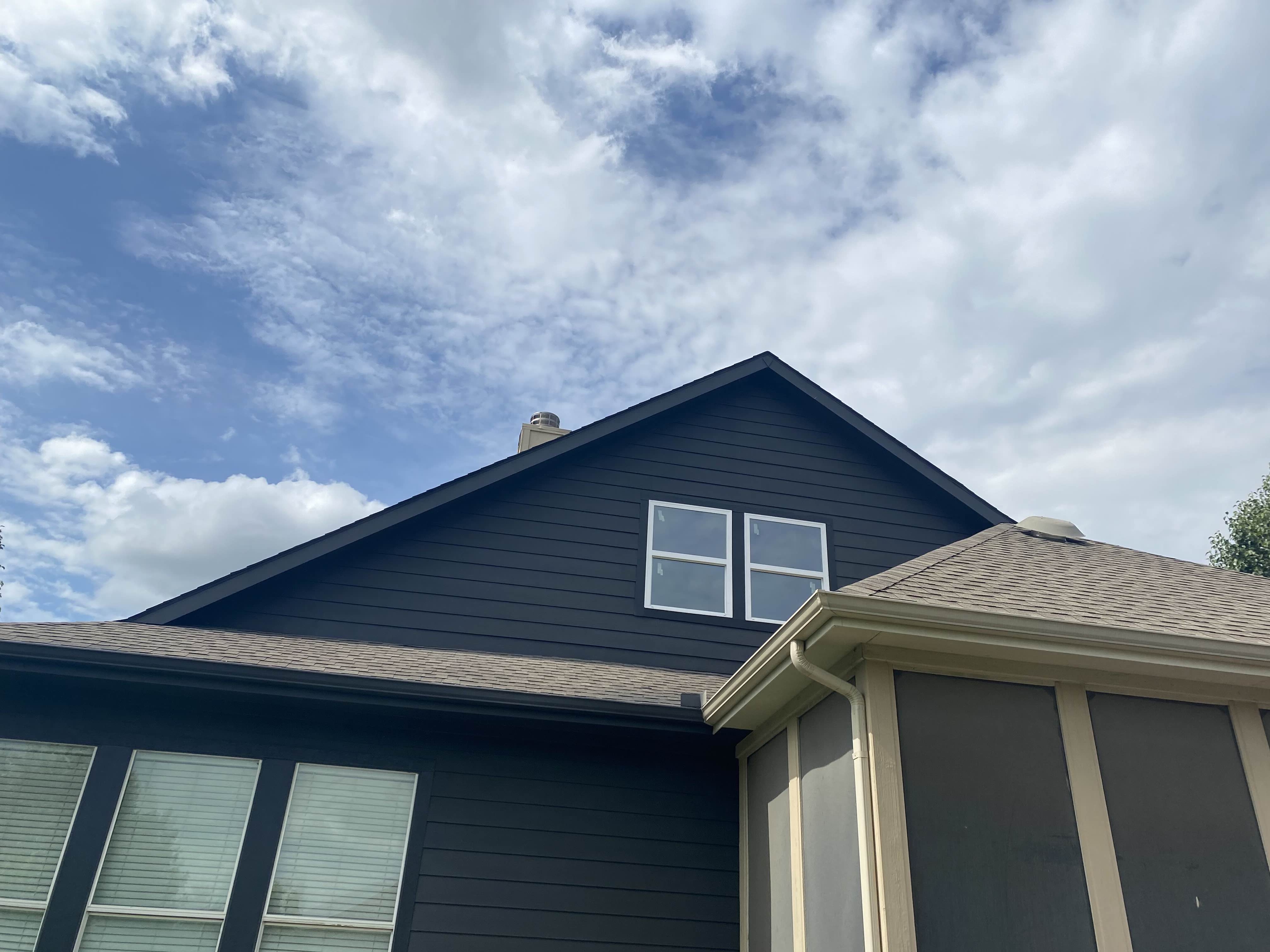 Siding Project Progress (After)